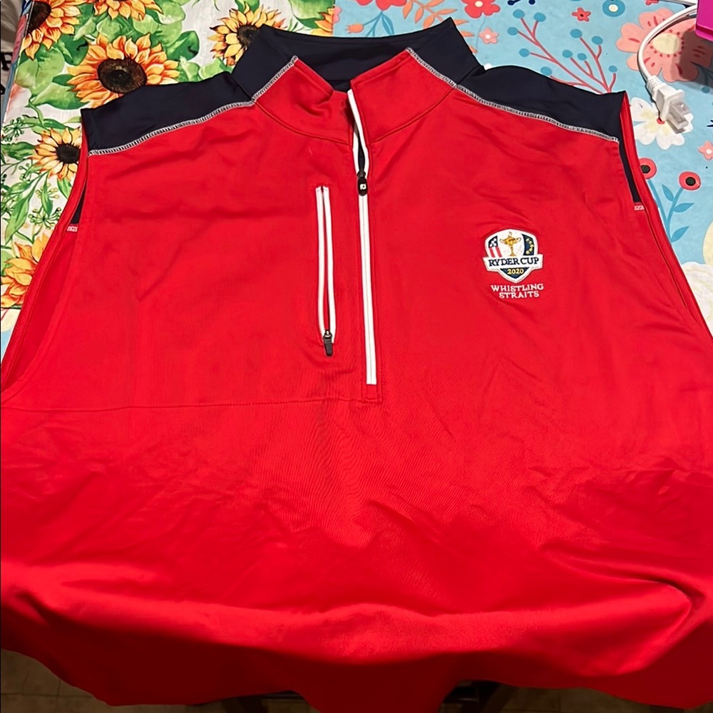 FootJoy Red and Black Vest